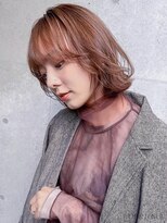 オーブヘアー アリーナ 会津若松店(AUBE HAIR alina)&nbsp;20代・30代_結べるボブ/抜け感ブラウン