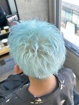 フイ 代々木(Hui)&nbsp;ハイトーンカラー/マッシュパーマ/アースカラー/men's/