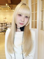 ヘア ルミナス バイ フォルテ(HAIR LUMINAS by FORTE)&nbsp;こなれミディ/前髪/黒髪/ボブルフ/ネビージュ/小顔/ワンレン