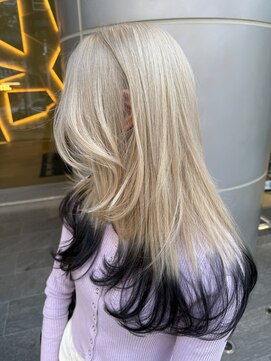 イーラ(era) RENYA☆エンドカラー ホワイトブロンド レイヤーカット