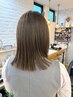 【人気No.2】イルミナカラー+カット+アマトラ髪質改善TR￥16,000→￥15,000