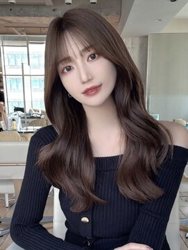 アフロート ディル(AFLOAT D'L) 韓国ヘア2wayバングシースルーバングフェミニンロング前髪