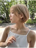 イメチェン外ハネボブ美髪ワイドバングレイヤーショート/大宮