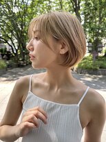 ロンドエニカ 大宮(Lond enika)&nbsp;イメチェン外ハネボブ美髪ワイドバングレイヤーショート/大宮