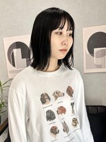 バートランド 白楽(Bertland)&nbsp;島田/レイヤーボブ 黒染めなし 就活カラー ブルーカラー 白楽