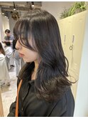 小辻 インナーカラー×グレージュ くびれヘア