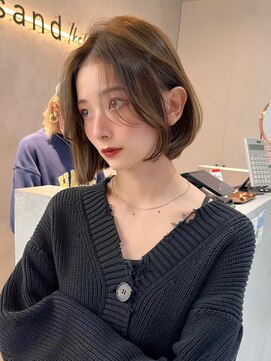 サンド 池袋 2nd(sand) 韓国風ヘア/姫カット/ベージュカラー/レイヤーカット