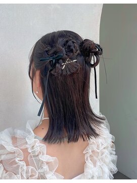 オレンジ梅田店(ORANGE) ハーフツイン/ハーフアップでできるカチモリヘア