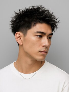 ハレ ヘアサロン(Hale hair salon) Haleフェザーパーマニュアンスパーマスパイキーショートバーバー