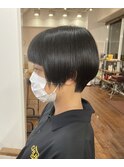 前髪ぱっつんショートヘア★もとめ。