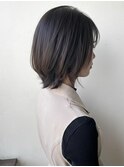 大人小顔レイヤーボブ