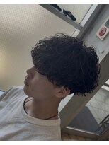 フィフスパーク(fifth PARK)&nbsp;渋谷波巻きパーマメンズパーマメンズカットfifthウルフマッシュ
