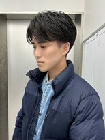 ビューナゴヤ 名駅(VIEW NAGOYA)&nbsp;メンズ/サーフカール/刈り上げセンターパート/波巻きツイスパ