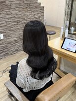 ヘア カンパニー トワ 千葉店(TOWA)&nbsp;千葉/千葉駅/ダブルカラー/ダークアッシュ/黒髪/ヘッドスパ