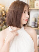 カバーヘア ブリス 北浦和(COVER HAIR bliss)&nbsp;韓国風インナーカラー小顔透け感前下がりボブh4北浦和20代30代