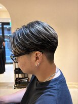 リリー 鷺沼店(RILLY)&nbsp;〈キシタクヘアー〉刈り上げマッシュ×ハイライト