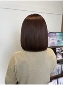【藤枝】ショコラブラウンボブ/髪質改善/大人ボブ