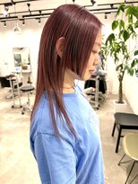 ワープ 青葉台(WARP)&nbsp;ピンクバイオレットカラー/顔周りカット/トリートメント/青葉台