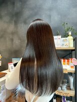 ノーヴァ バイ ボナ 前橋店(nova by bona) 【重く見えない暗髪】透け感ダークアッシュ×美髪ロング10