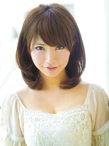 アフロート ディル(AFLOAT D'L)&nbsp;《AFLOATディル裕二朗》大人可愛いミディアムヘアパーマ