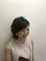 パティオンツー(PATIONN2)&nbsp;ショートレングスパーティヘアセット【アシンメトリー編み込み】