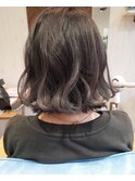 外国人ボブ×グレージュ☆