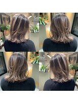 ニキータ(Nikiita)&nbsp;【nikiita女子】バレイヤージュ＊ミルクティーグレージュ B03581