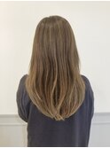 ミディアムボブアッシュロングレイヤー☆
