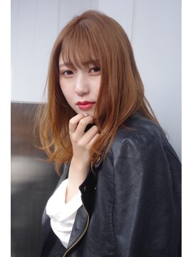 ビーハイブ 一番町店 アヴェダ(BEHIVE) 重たく見える方にオススメ シースルーバング×ゆるウェーブ