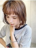 美髪/ホワイトグレージュ/大人かわいい/こなれミディ[銀座]