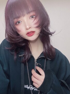 リアイス(Re:ICE) ピンクラベンダーロングウルフ