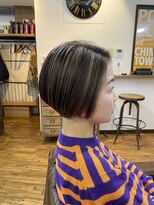 ワン エイティー ディグリース 恵比寿(180°One Eighty Degrees.)&nbsp;ハイライト/ショートボブ