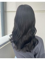 ナンバー ブラオ 名古屋栄(N° blao) アッシュブラック ブルーブラック 透明感ダークトーン