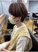 ハンサムショート マッシュショート 韓国風 くびれ 三ノ宮 元町