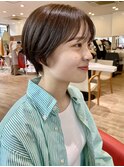大人可愛い20代30代40代 絶壁解消 ツヤ感マッシュショート