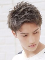 ローウェ バイ フィフス 立川メンズサロン(Louwe by fifth)&nbsp;ビジネスショートツイストスパイラルパーマツーブロック刈り上げ