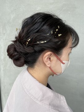 プレジール(PLAISIR) ボブゆるふわまとめ髪