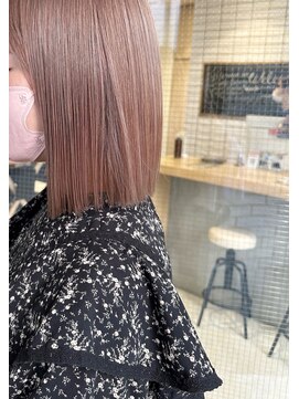 パーク(PAAQ) 【paaq田中智大】ピンクブロンドボブ（ピンクベージュ）