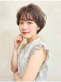 前髪長め大人小顔ショート30代40代50代 藤沢