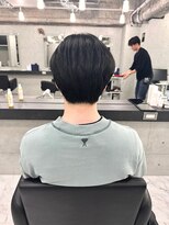 エンディアリング 東銀座(Endearing)&nbsp;東銀座/アッシュ/ブラック/カルマパーマ/ベリーショート