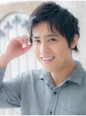 ダークアッシュで好感度UP！シンプル似合わせカットW南越谷
