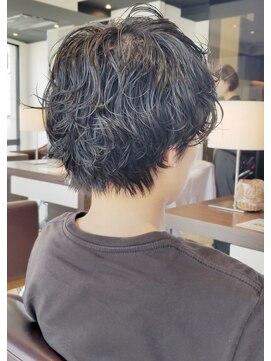 フロア(FLOOR) #黒髪ショート#ショートパーマ#金沢文庫FLOOR八木