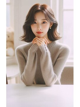 リンクミリ(Link mili) ブリーチなしオリーブベージュくびれヘア