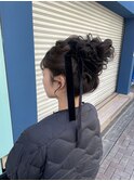 フォトウェディング用ヘアセットもお任せ下さい