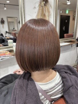 ヘアメイク アンフィ(amphi) ピンクブラウン