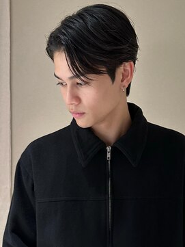 ノラ ギンザ(NORA GINZA) ビジネスヘアガイルヘアサイドパートコンマヘアニュアンスパーマ