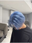 ブルーヘア/メンズカット