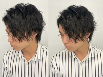メンズサロン キング 梅田店(Men’s salon K!ng)の写真/波巻きツイストスパイラル/ツイスパ/ニュアンスパーマ等、一人一人の骨格・雰囲気に合わせたstyleをご提案!