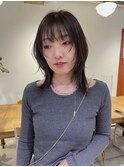 ＜kacho＞ウルフレイヤー　顔まわりレイヤー　ハッシュカット