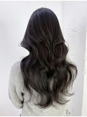 くびれヘア顔周りレイヤー美髪韓国ヘアロング_ba550281